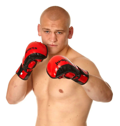 Ju-Sports MMA Sparring Handschuhe Carbon Rot