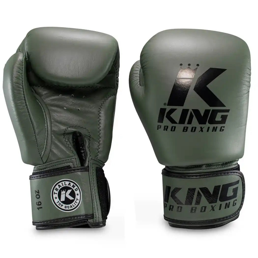 King Pro Boxing Boxhandschuhe BGVL3 Military