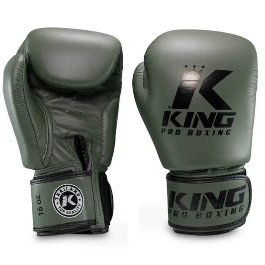 King Pro Boxing Boxhandschuhe BGVL3 Military