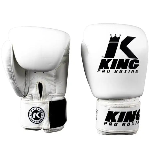 King Pro Boxing Boxhandschuhe BGVL3 Weiß