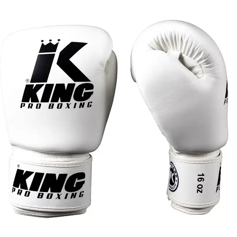 King Pro Boxing Boxhandschuhe BGVL3 Weiß