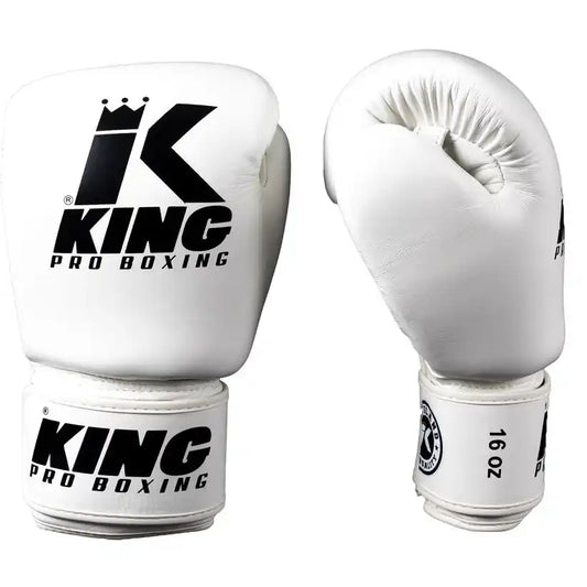 King Pro Boxing Boxhandschuhe BGVL3 Weiß