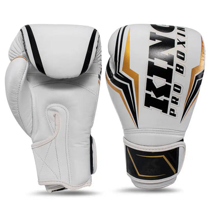 King Pro Boxing Boxhandschuhe Thor Weiß