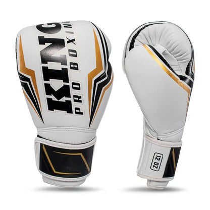 King Pro Boxing Boxhandschuhe Thor Weiß