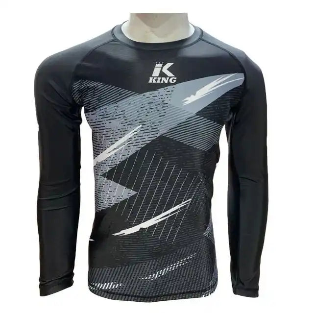King Pro Boxing Rashguard Shadow