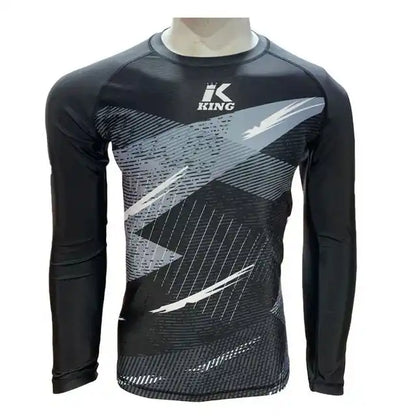 King Pro Boxing Rashguard Shadow