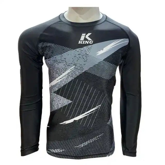 King Pro Boxing Rashguard Shadow