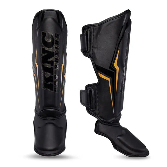 King Pro Boxing Schienbeinschoner Thor Schwarz