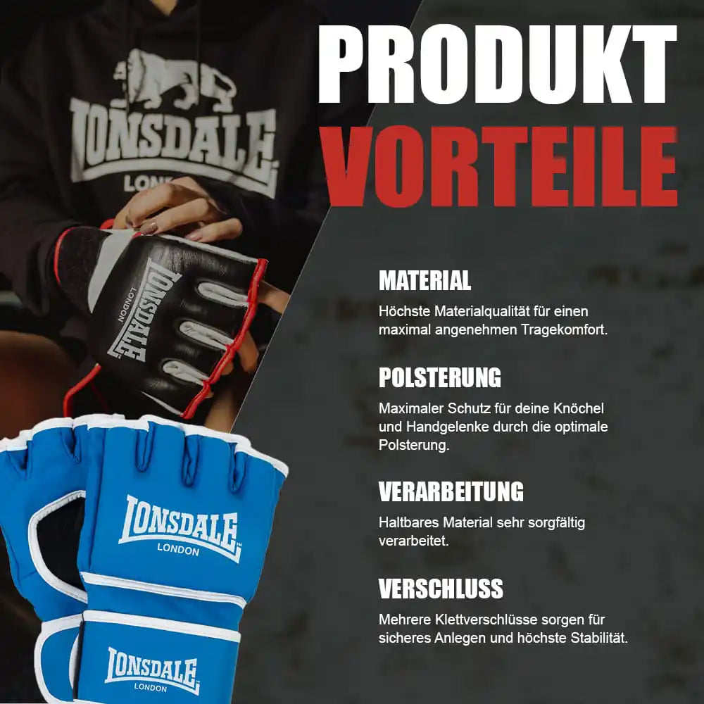LONSDALE MMA Handschuhe Harlton - Blau