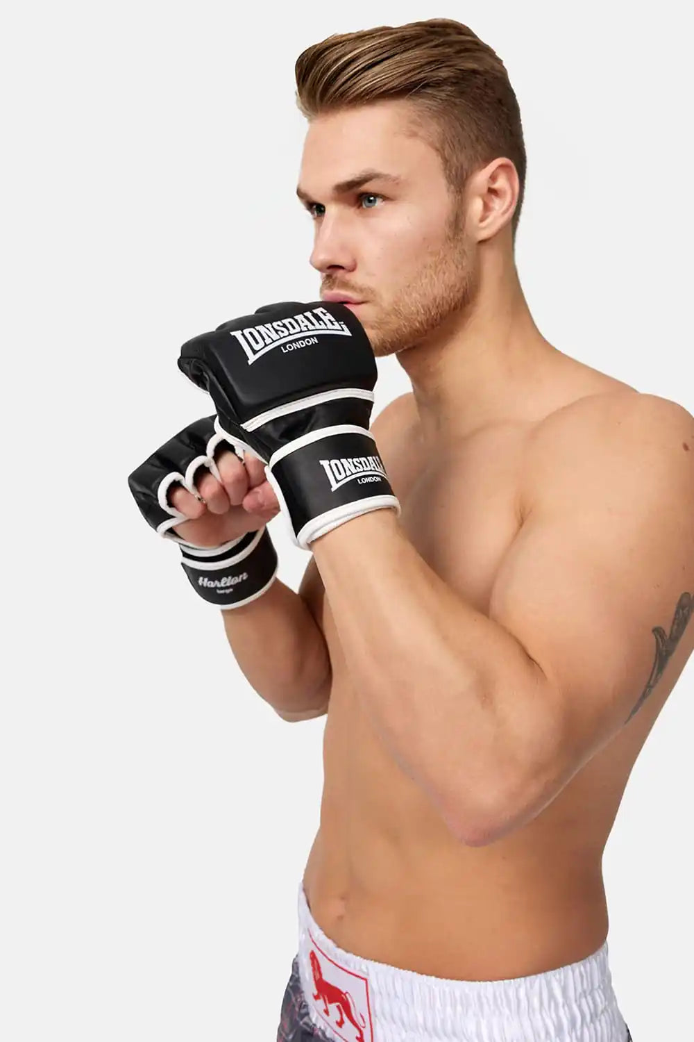 LONSDALE MMA Handschuhe Harlton - Schwarz