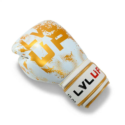 LVL UP Boxhandschuhe Stadium 2 Weiß/Gold