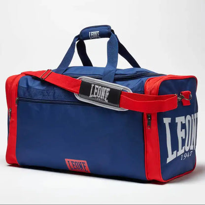 Leone 1947 Sporttasche Color Block Blau/Rot