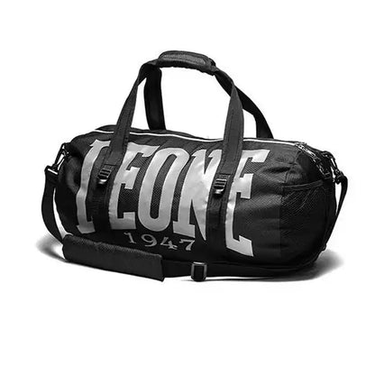 Leone 1947 Sporttasche Duffle Bag Schwarz/Silber