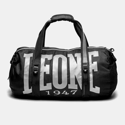 Leone 1947 Sporttasche Duffle Bag Schwarz/Silber