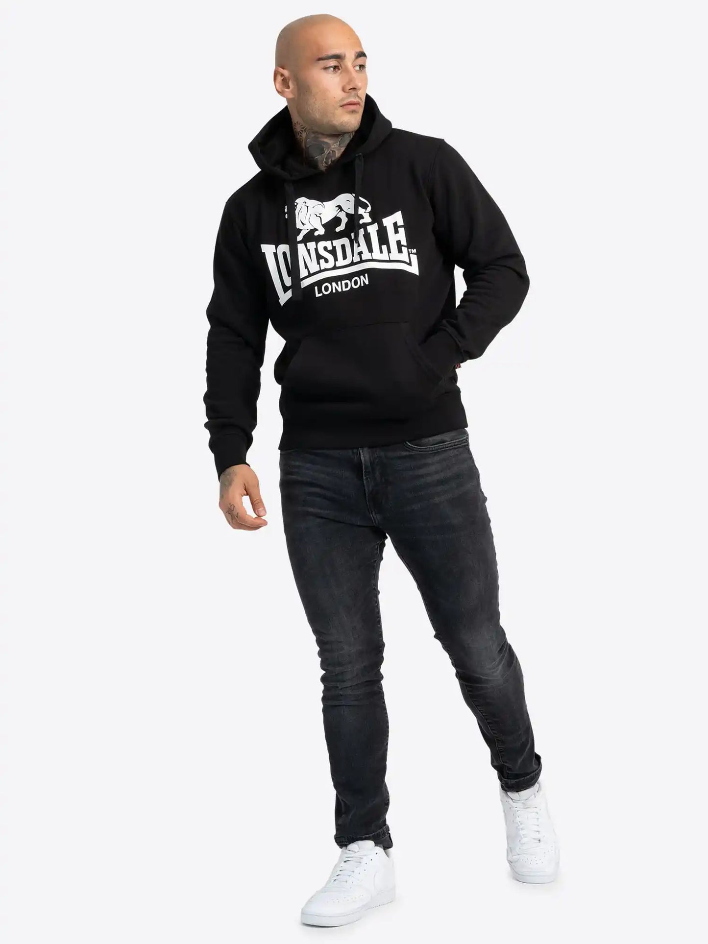 Lonsdale Hoodie Go Sport 2 Schwarz