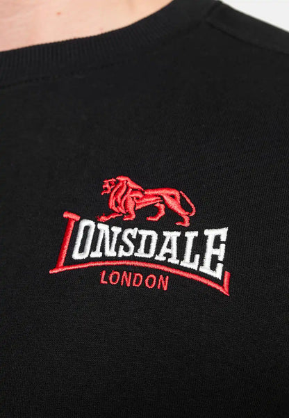 Lonsdale Sweatshirt Lympstone Schwarz