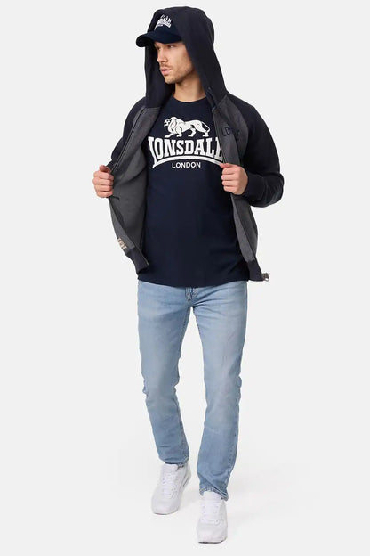 Lonsdale Zip-Hoodie Slough