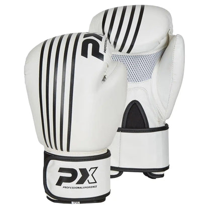 PX Boxhandschuhe SPARRING PU Weiß/Schwarz