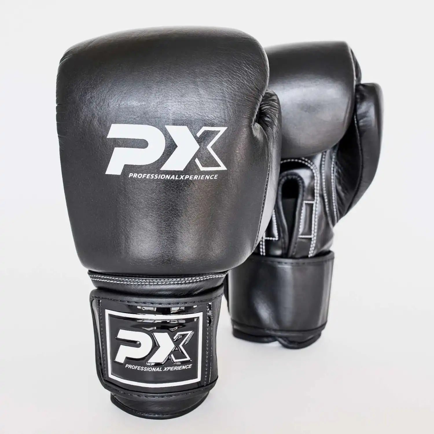 PX Boxhandschuhe Schwarz Leder