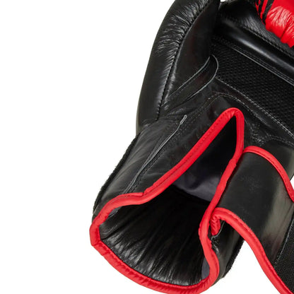 PX Boxhandschuhe Schwarz/Rot Leder