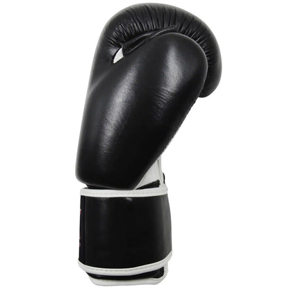 PX Boxhandschuhe Schwarz/Weiß Leder