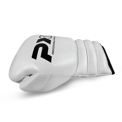 PX Boxhandschuhe Wettkampf Leder - Weiß