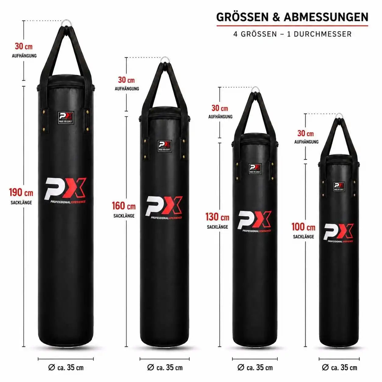 PX Boxsack Logo gefüllt schwarz