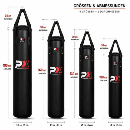PX Boxsack Logo gefüllt schwarz