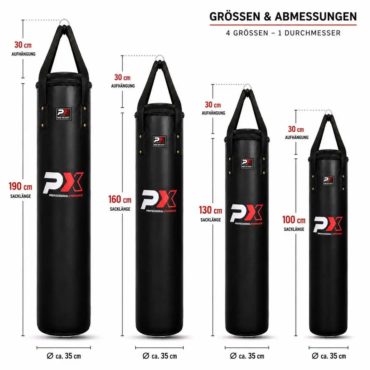 PX Boxsack gefüllt schwarz