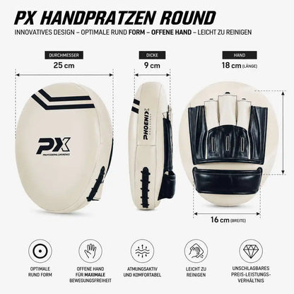 PX Handpratzen Stone rund