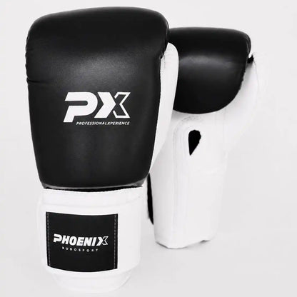 PX Kinder Boxhandschuhe Schwarz/Weiß