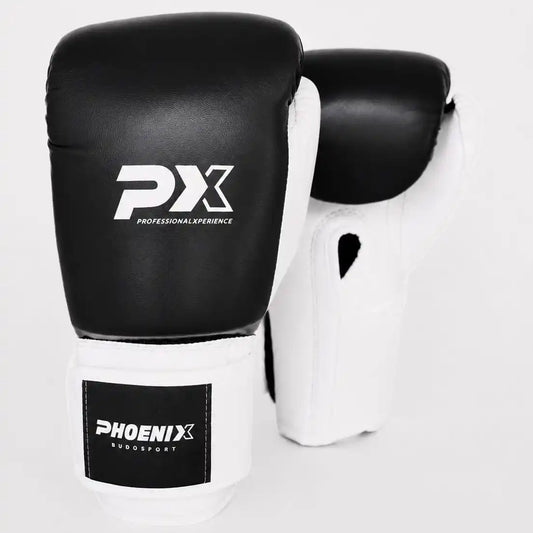 PX Kinder Boxhandschuhe Schwarz/Weiß