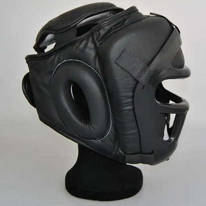 PX Kopfschutz mit Gitter - Leder