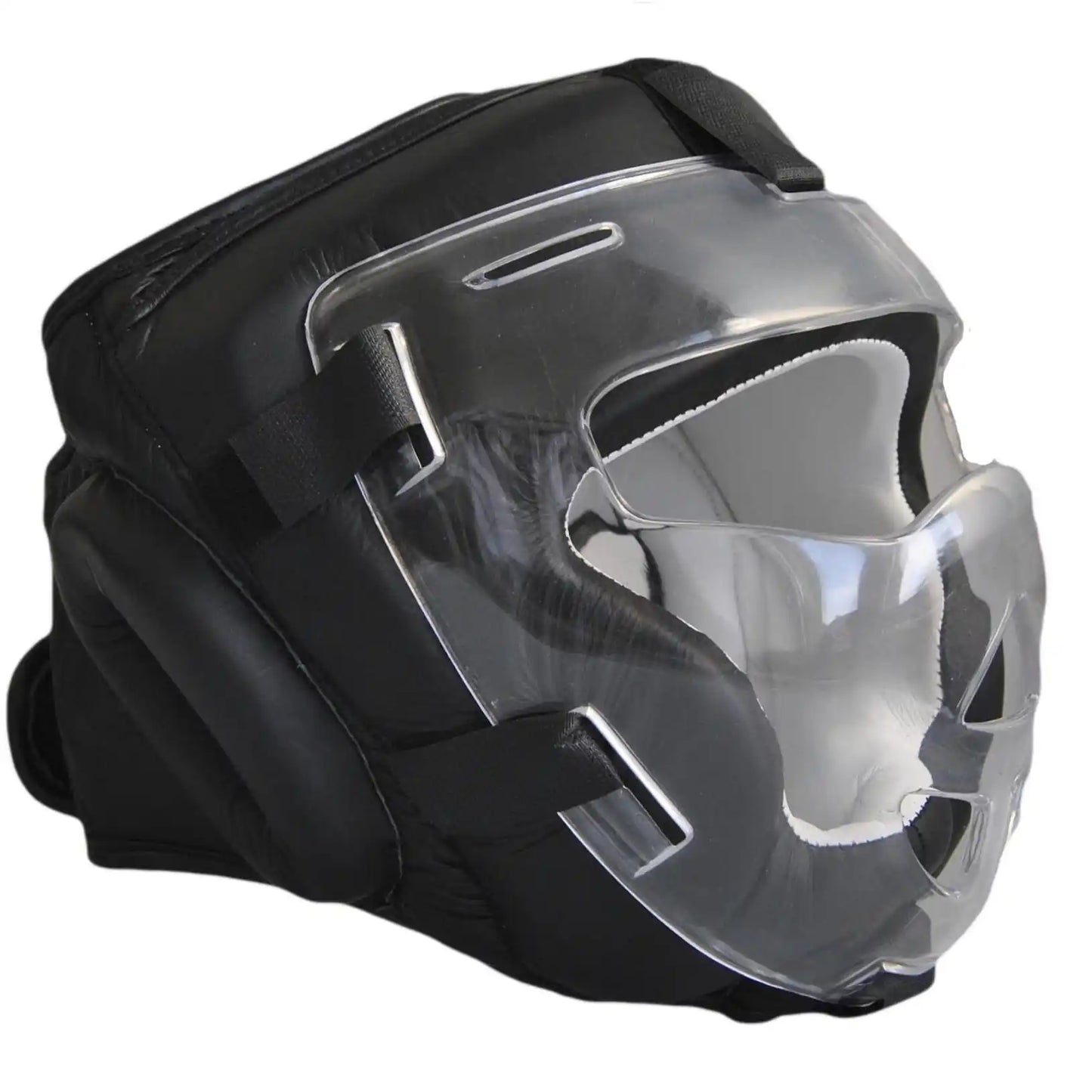 PX Kopfschutz mit Visier - Leder