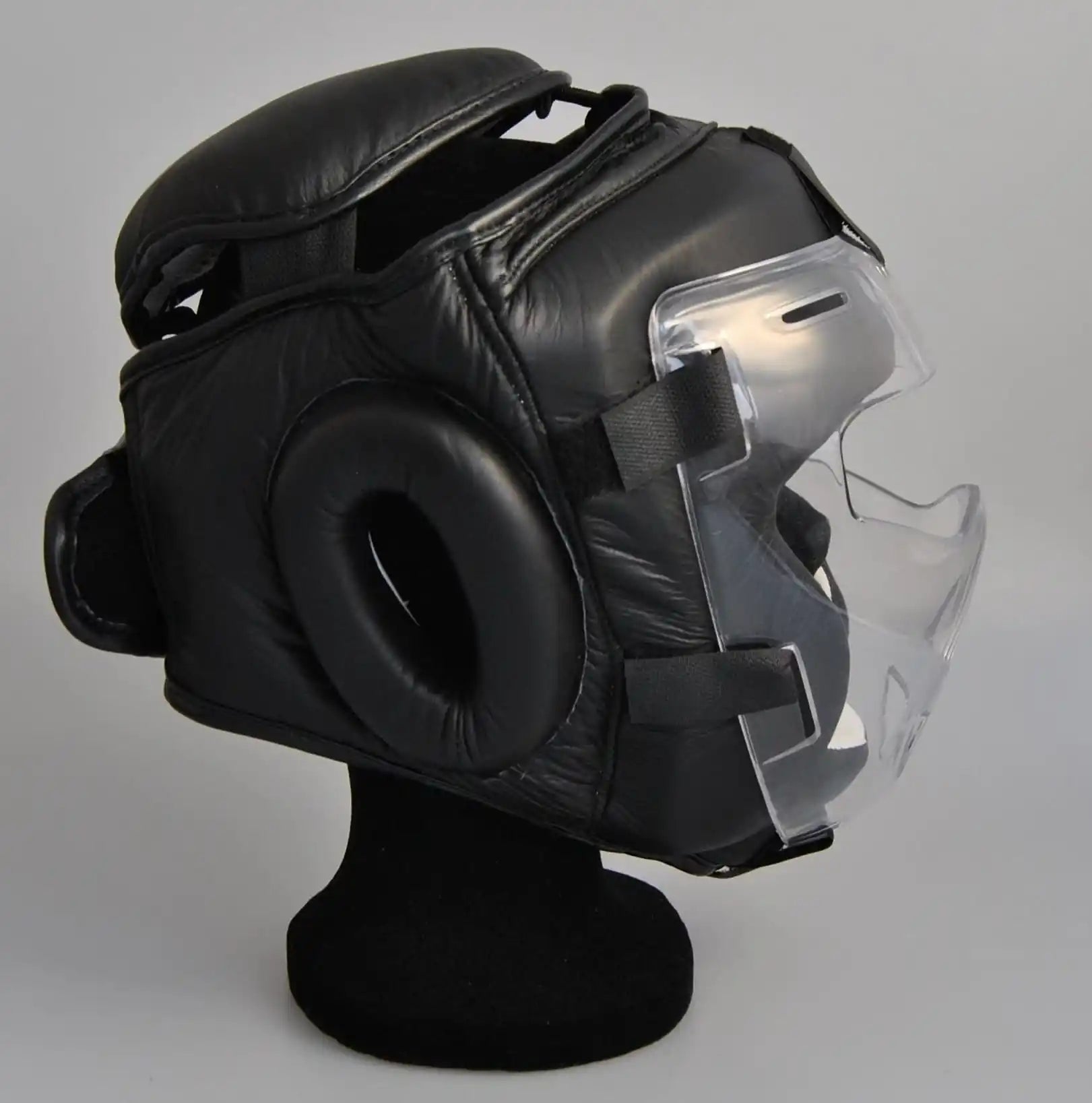 PX Kopfschutz mit Visier - Leder