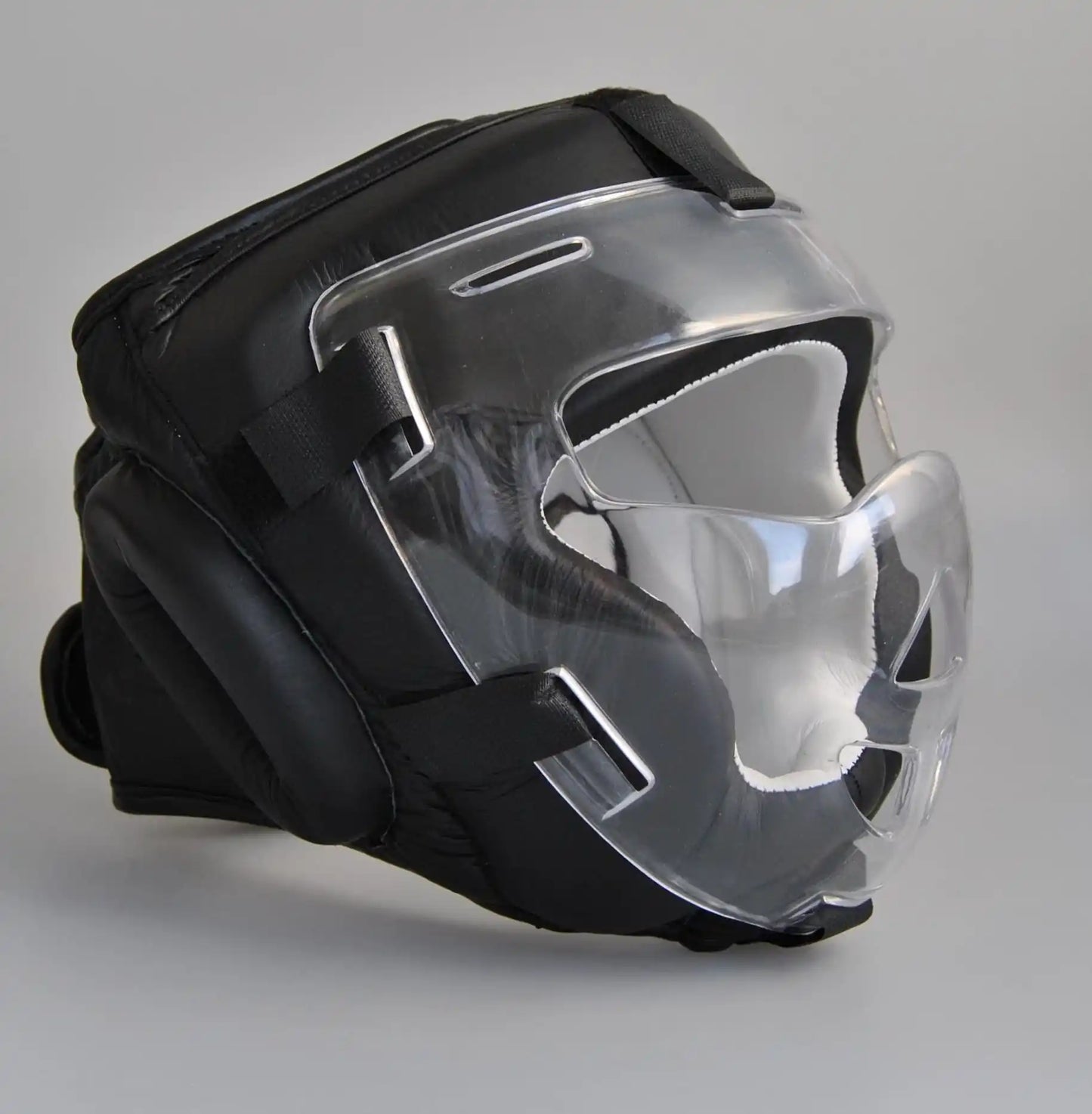 PX Kopfschutz mit Visier - Leder