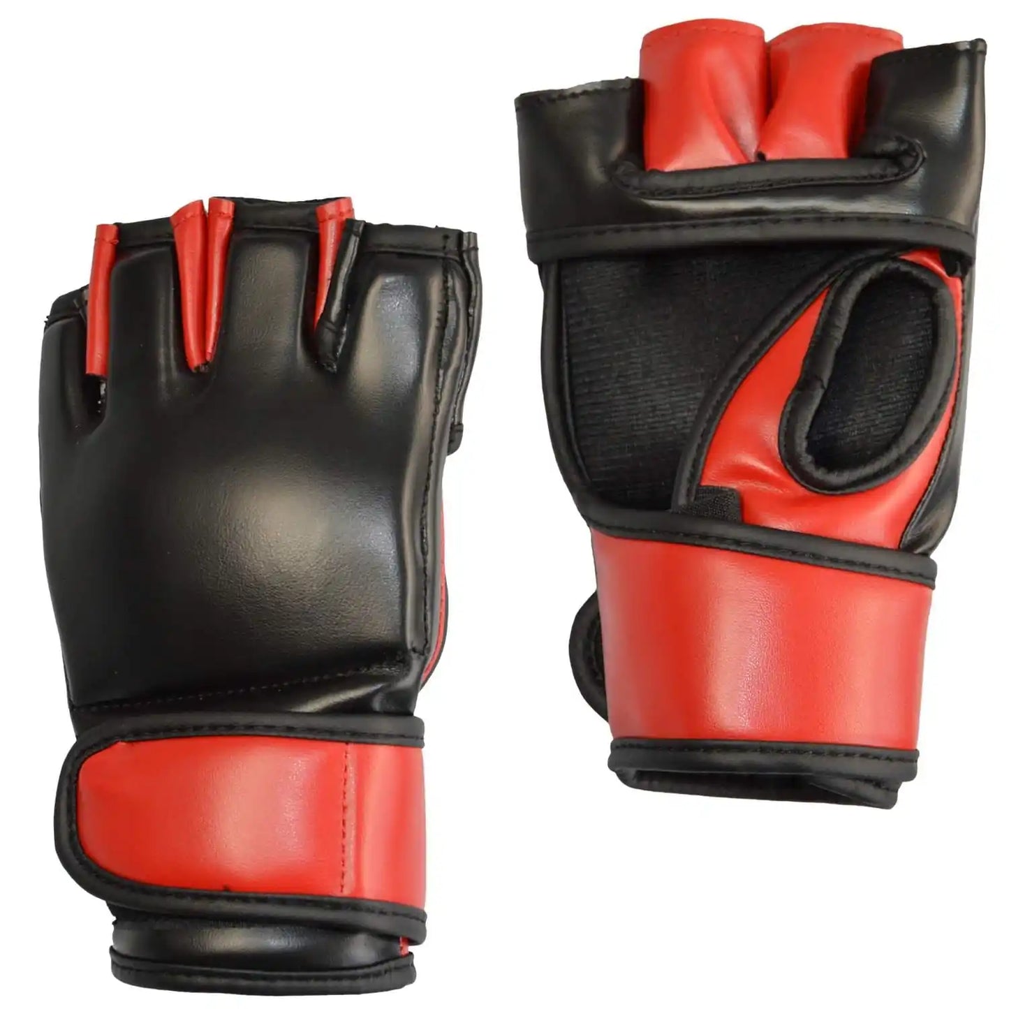 PX MMA Handschuhe PU Schwarz/Rot