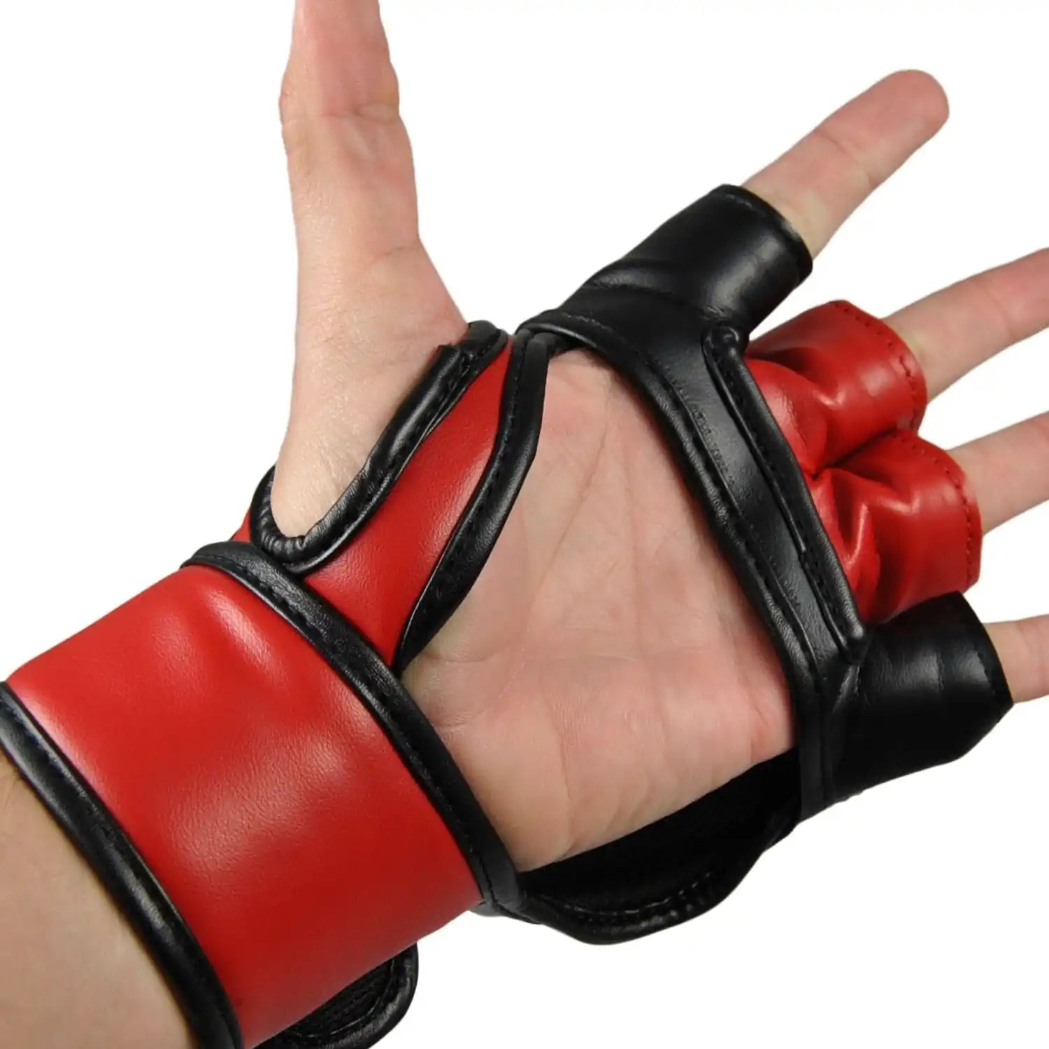 PX MMA Handschuhe PU Schwarz/Rot