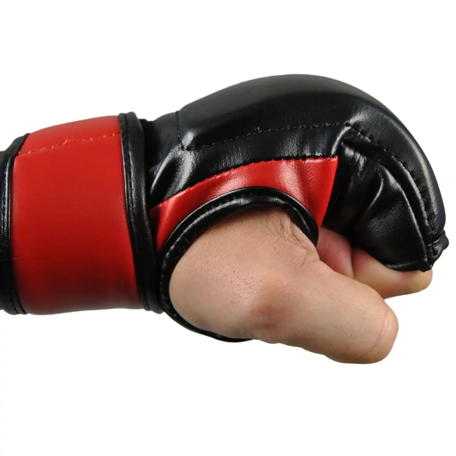 PX MMA Handschuhe PU Schwarz/Rot