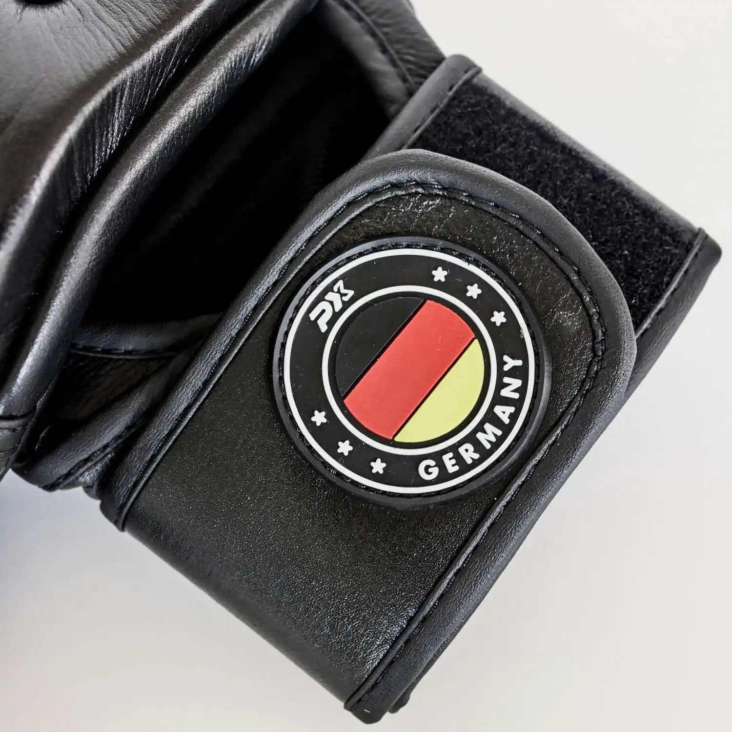 PX MMA Handschuhe Schwarz Leder