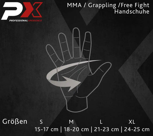 PX MMA Sparring Handschuhe Leder
