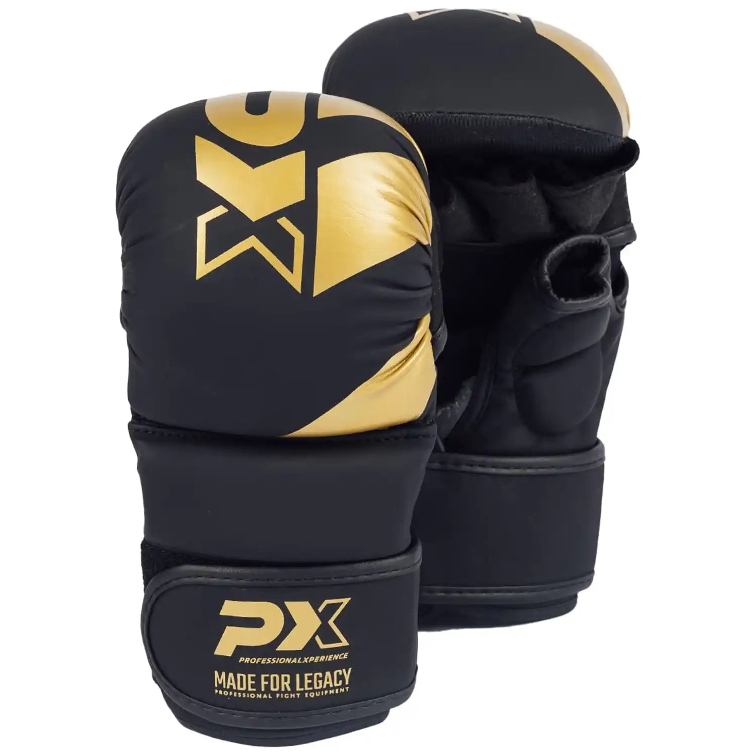 PX MMA Sparring Handschuhe Schwarz/Gold