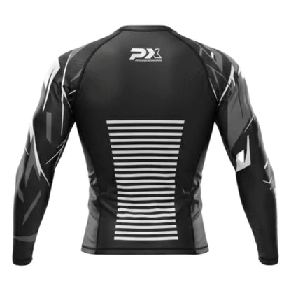 PX Rashguard Legacy X Langarm Schwarz/Grau