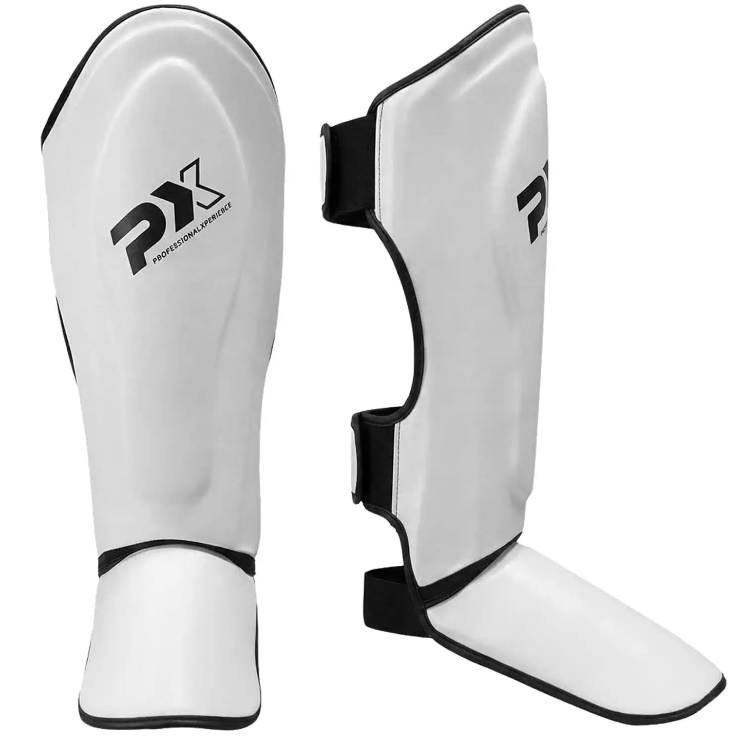 PX Schienbeinschoner FIGHT PRO 2 Weiß/Schwarz