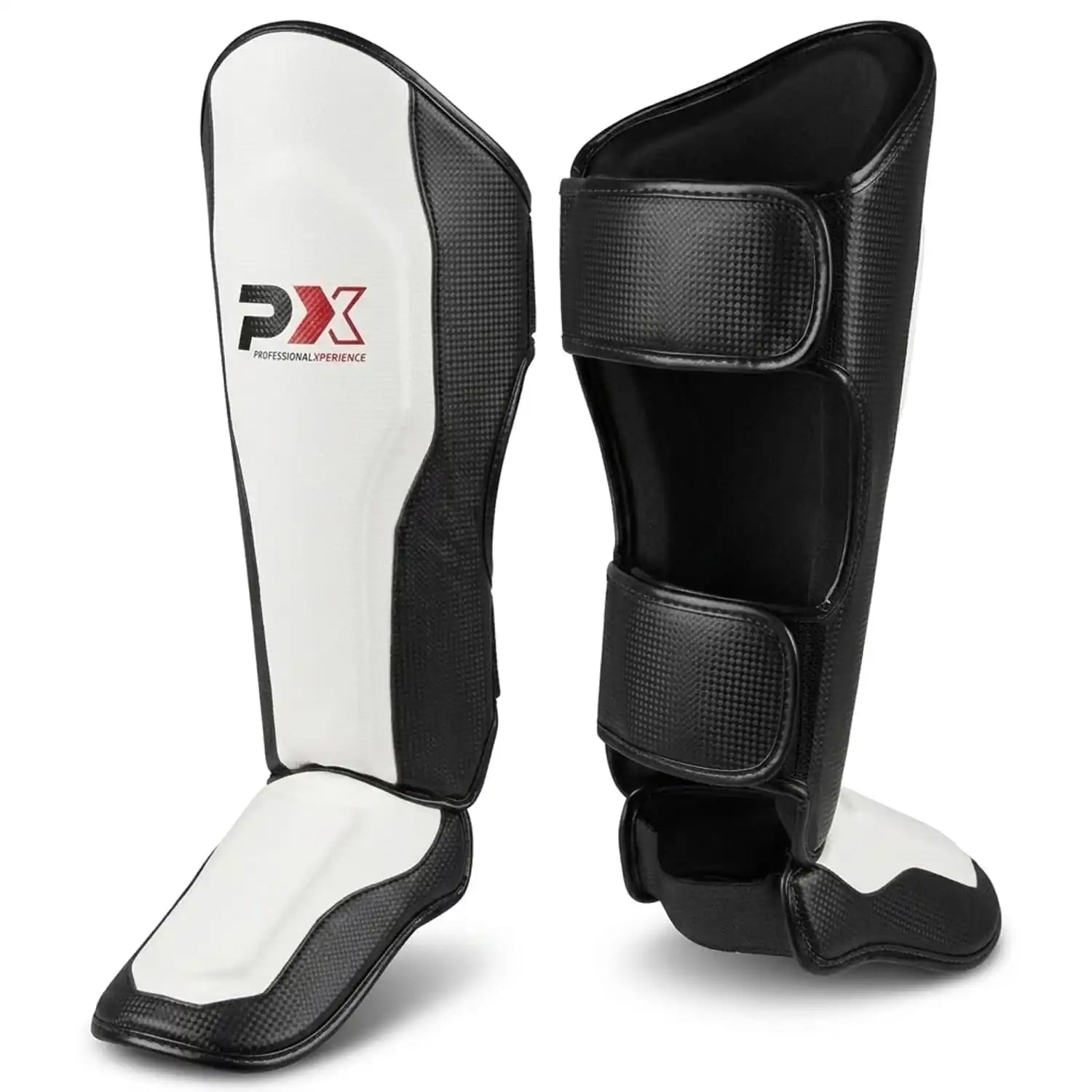 PX Schienbeinschoner FIGHT PRO Weiß/Schwarz