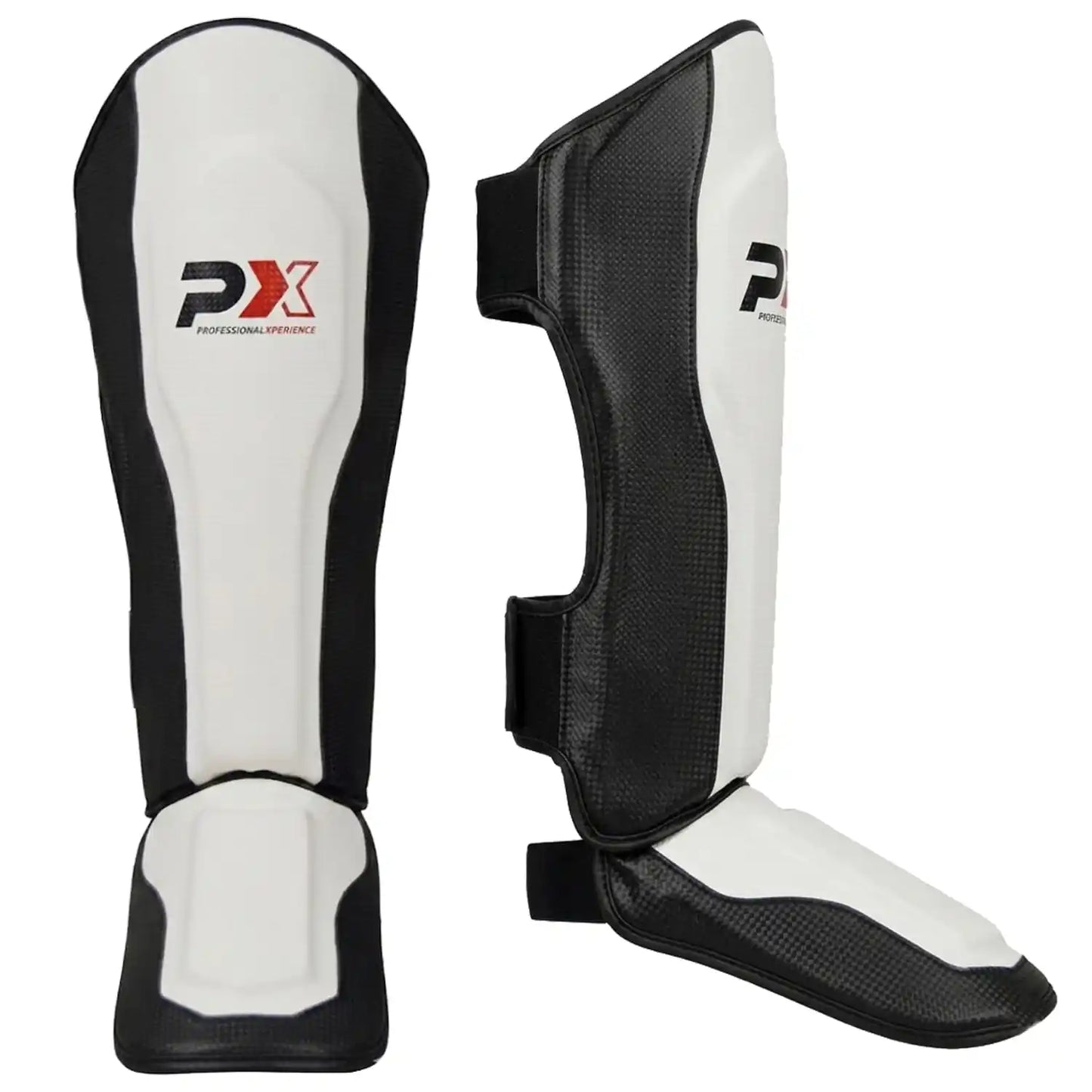 PX Schienbeinschoner FIGHT PRO Weiß/Schwarz