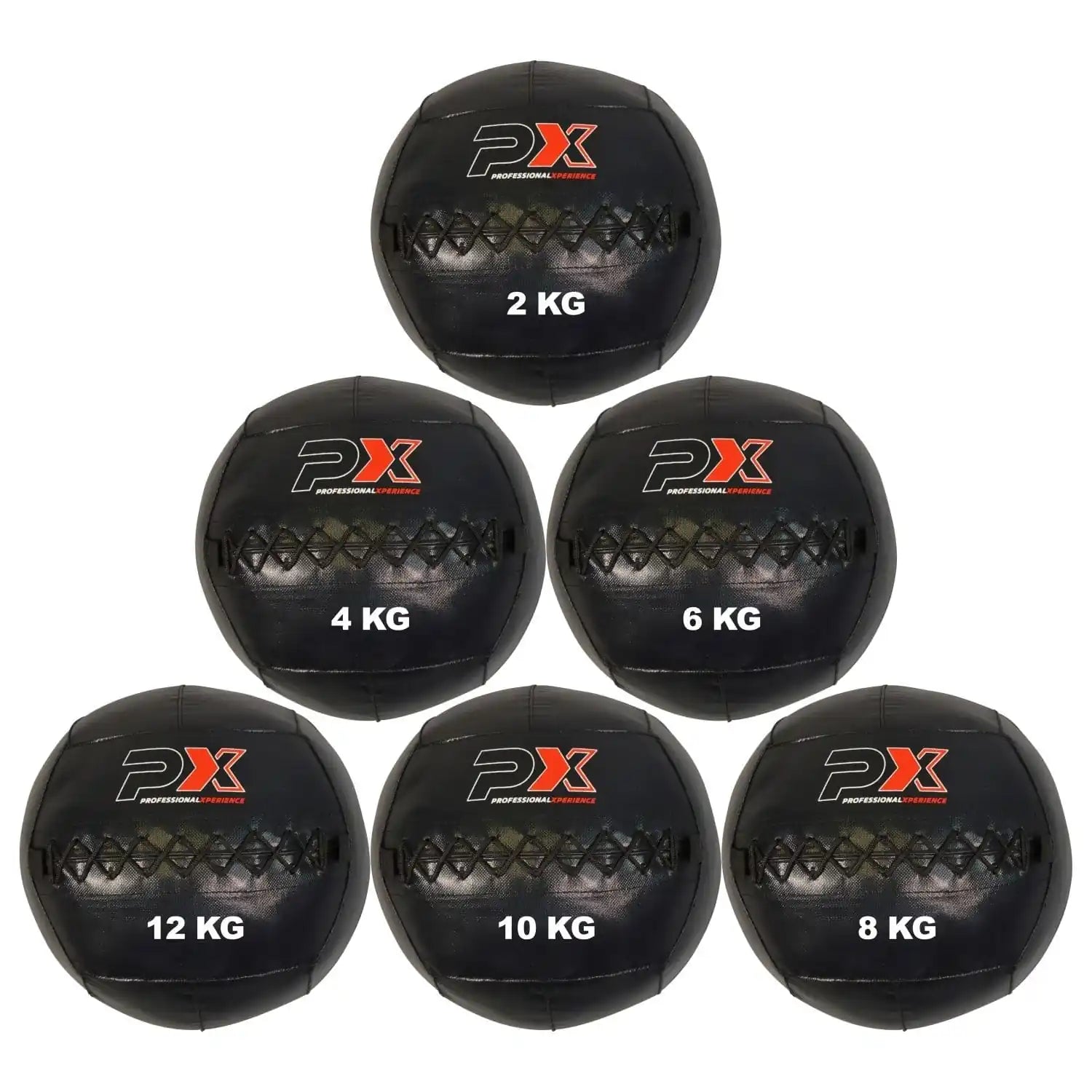 PX Wall Ball Cross Medizinball 2KG bis 12KG