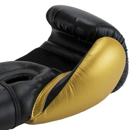 Super Pro Boxhandschuhe ACE Schwarz/Gold