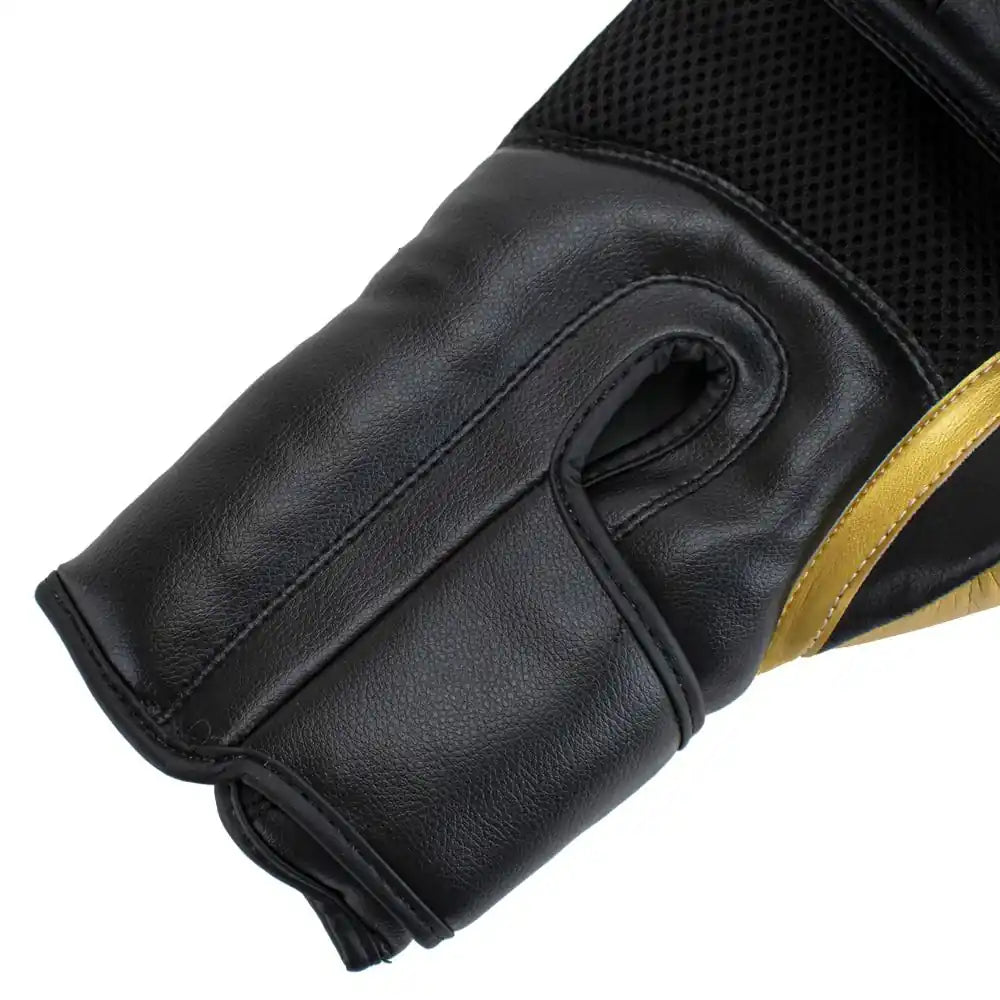 Super Pro Boxhandschuhe ACE Schwarz/Gold
