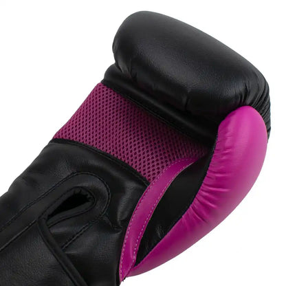 Super Pro Boxhandschuhe ACE Schwarz/Pink